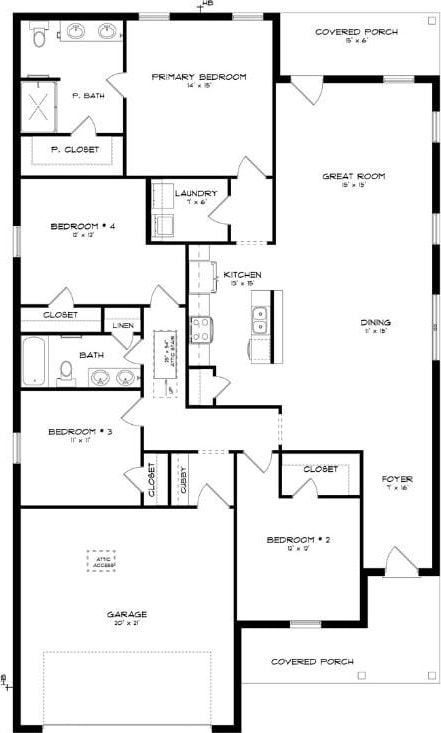 956 Como Way, Opelika, AL 36804 - room layout