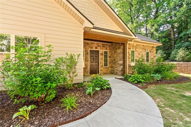 3000 Alumni Ln, Opelika, AL 36804 - entrance to property with stone siding