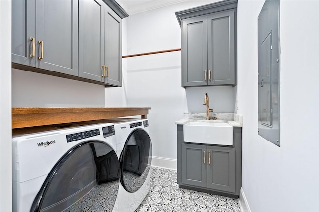 2051 Moores Mill Rd Unit K, Auburn, AL 36830 - laundry area featuring washer and clothes dryer and cabinet space