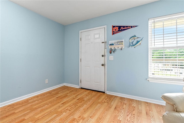 1761 Wire Rd Unit 411, Auburn, AL 26832 - foyer featuring light wood-style floors and baseboards