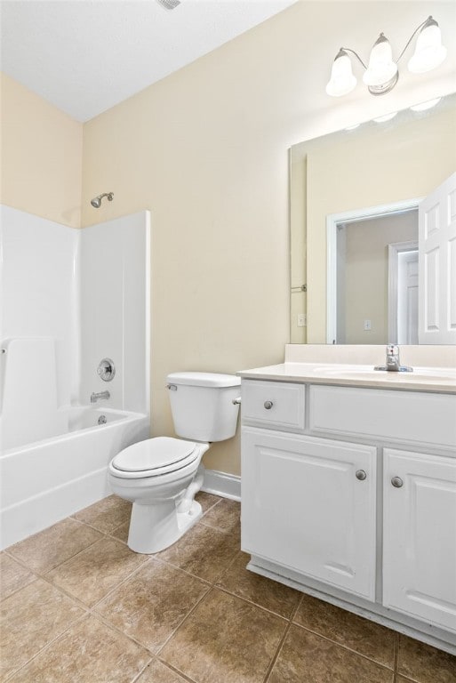 1317 Tulip Ct, Auburn, AL 36830 - full bath with vanity, washtub / shower combination, and tile patterned flooring