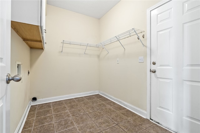 1317 Tulip Ct, Auburn, AL 36830 - laundry area with baseboards and hookup for an electric dryer