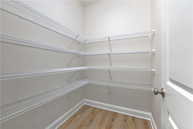 view of storage area