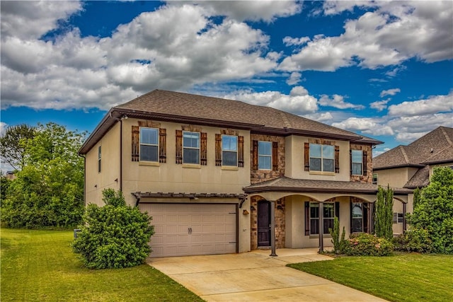 167 Vinci Way, Auburn, AL 36830 - rear view of house featuring a chimney, a sunroom, a lawn, and central AC