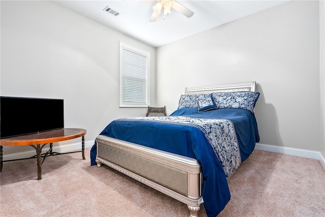 4164 Creekview Ct, Auburn, AL 36832 - carpeted bedroom featuring baseboards and a ceiling fan