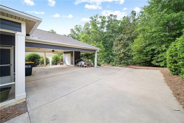 3412 Double Eagle Ln, Opelika, AL 36801 - view of patio / terrace with a ceiling fan