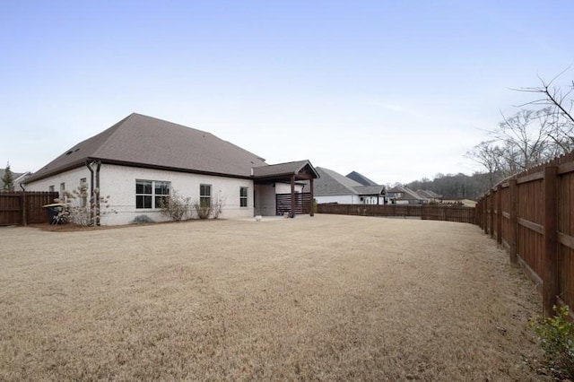 view of rear view of house