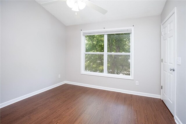 1385 S Donahue Dr Unit 4201, Auburn, AL 36832 - unfurnished room with dark wood-type flooring and a ceiling fan