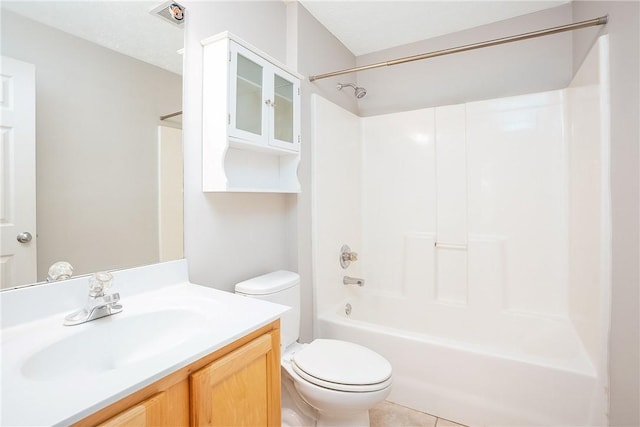 1385 S Donahue Dr Unit 4201, Auburn, AL 36832 - bathroom featuring vanity, washtub / shower combination, and tile patterned flooring