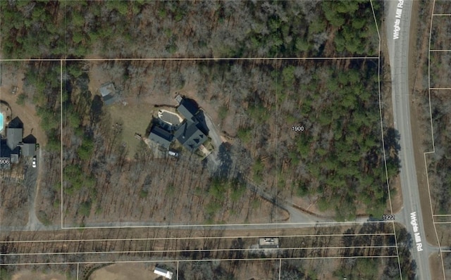 1900 Wrights Mill Rd, Auburn, AL 36830 - map of property location featuring property parcel outlined