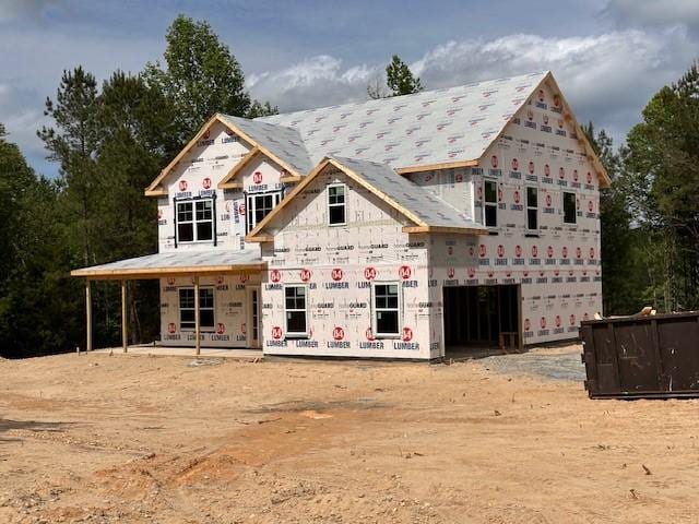 view of property under construction