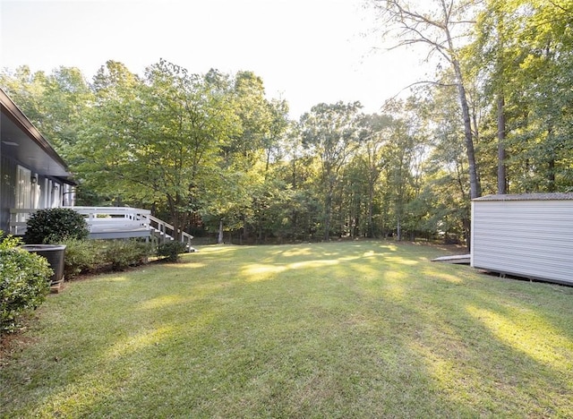 view of yard featuring cooling unit