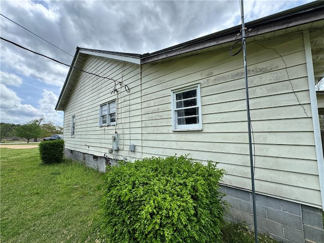 4380 County Road 62, Lafayette, AL 36862 - view of side of property with crawl space and a lawn