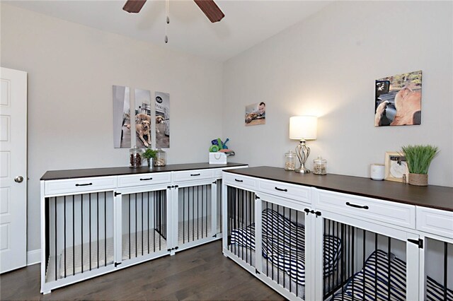 914 E Towne Lake Cir, Opelika, AL 36804 - hallway with dark wood-style floors