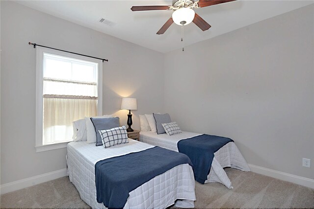 914 E Towne Lake Cir, Opelika, AL 36804 - carpeted bedroom featuring baseboards and ceiling fan