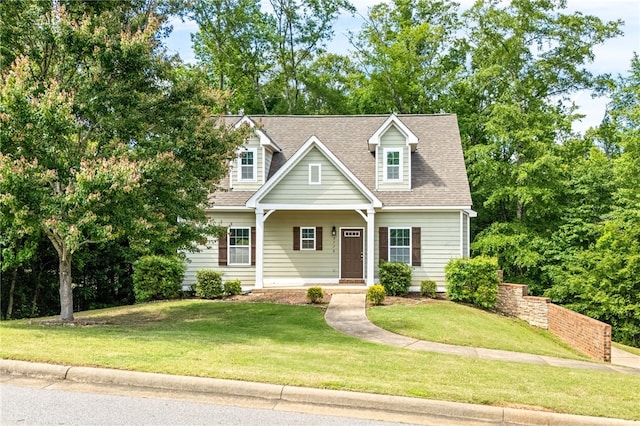 2578 Churchill Cir, Auburn, AL 36832 - view of front of property featuring a front yard, roof with shingles, and covered porch
