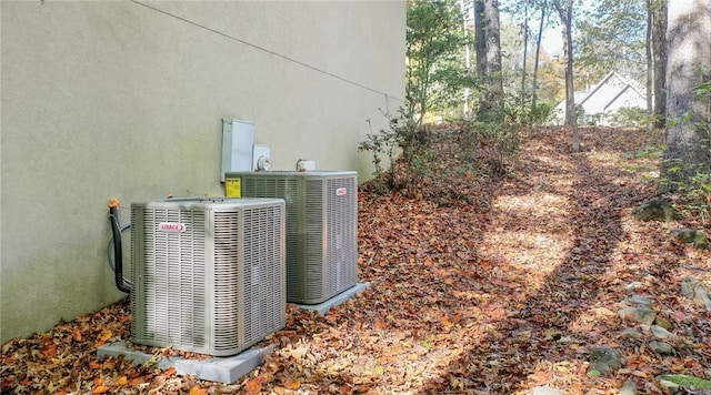 exterior details featuring central air condition unit