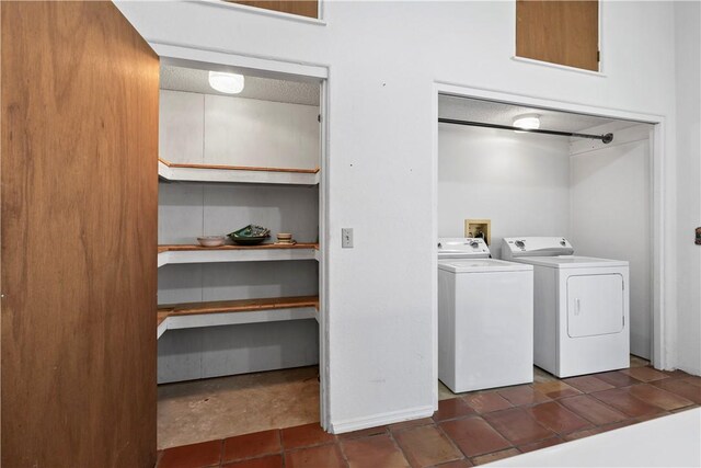1115 Willow Run, Opelika, AL 36801 - laundry room with separate washer and dryer and tile patterned flooring