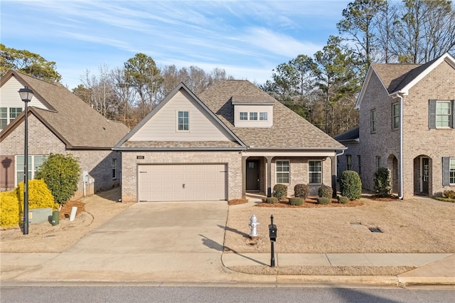 front facade featuring a garage