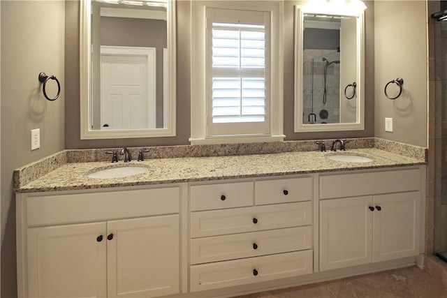 2904 Lone Eagle Ln, Opelika, AL 36801 - full bathroom with a shower stall and double vanity