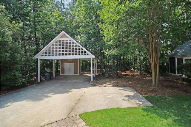 2904 Lone Eagle Ln, Opelika, AL 36801 - view of parking / parking lot featuring concrete driveway