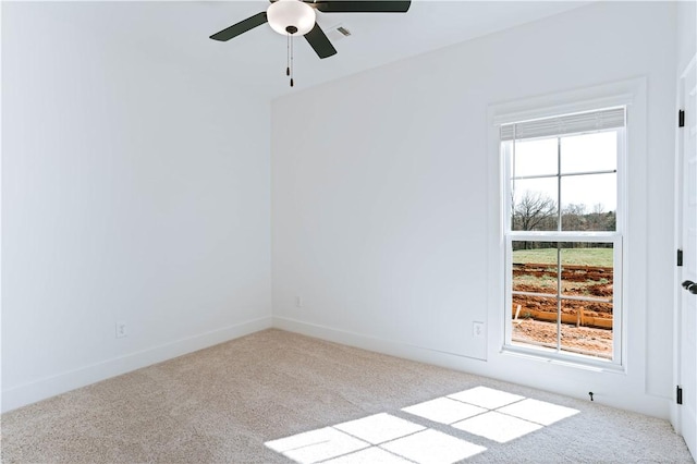 085 Bradley Ln, Auburn, AL 36830 - unfurnished room with carpet floors, ceiling fan, and baseboards