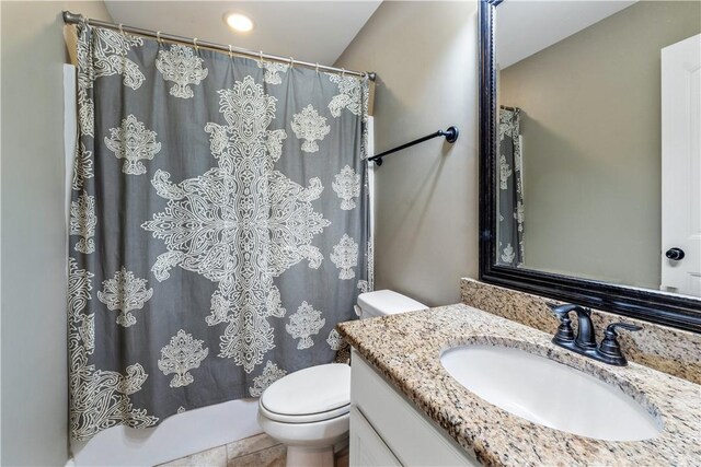 1895 Talcott Ct, Auburn, AL 36830 - bathroom with vanity and a shower with curtain