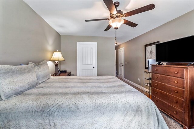 1895 Talcott Ct, Auburn, AL 36830 - bedroom featuring baseboards and ceiling fan