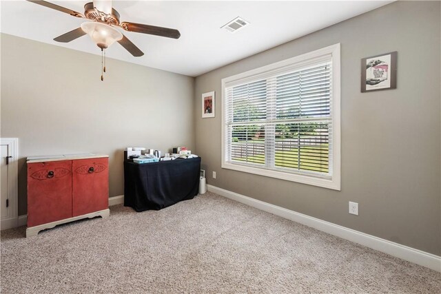 1895 Talcott Ct, Auburn, AL 36830 - carpeted bedroom with baseboards and ceiling fan