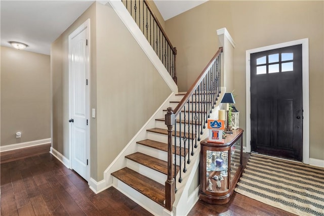 1895 Talcott Ct, Auburn, AL 36830 - foyer entrance with wood-type flooring and stairway