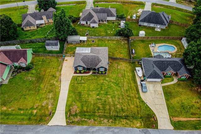 205 Summerbrooke Loop, Phenix City, AL 36870 - aerial perspective of suburban area with a pool area