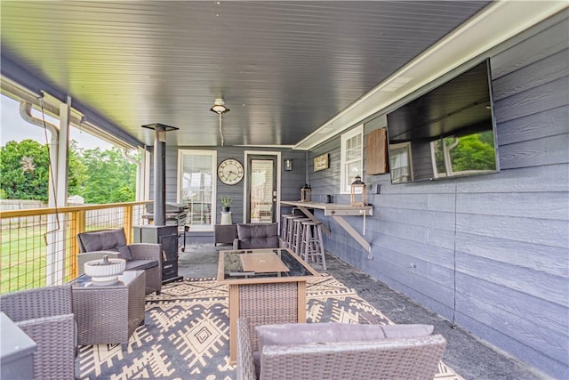 205 Summerbrooke Loop, Phenix City, AL 36870 - view of patio / terrace featuring an outdoor living space