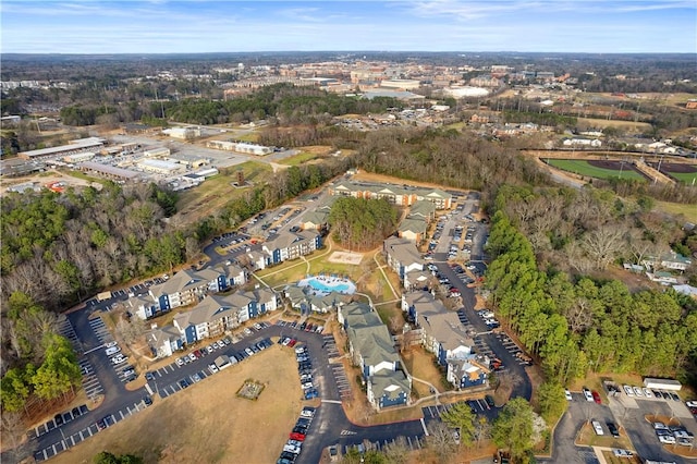 drone / aerial view