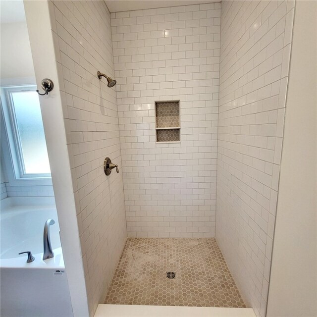 705 Riverside Ests, Lanett, AL 36863 - full bath featuring a garden tub and a shower stall