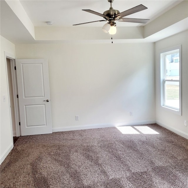 705 Riverside Ests, Lanett, AL 36863 - carpeted spare room with baseboards and ceiling fan