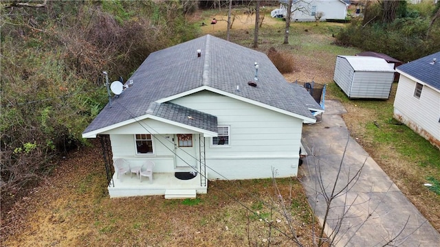 336 Byrd St, Auburn, AL 36832 - back of house featuring roof with shingles