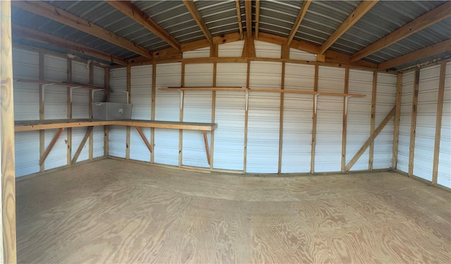 view of storage room