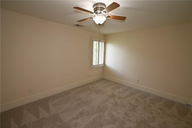 227 Westover St, Auburn, AL 36832 - unfurnished room with light carpet and a ceiling fan