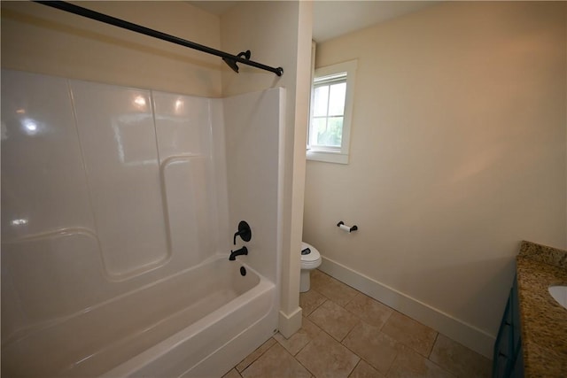 227 Westover St, Auburn, AL 36832 - bathroom featuring vanity, bathing tub / shower combination, and tile patterned floors