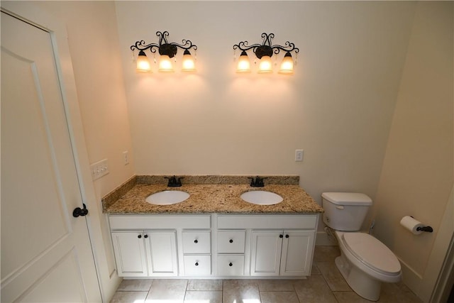227 Westover St, Auburn, AL 36832 - bathroom featuring tile patterned flooring and double vanity