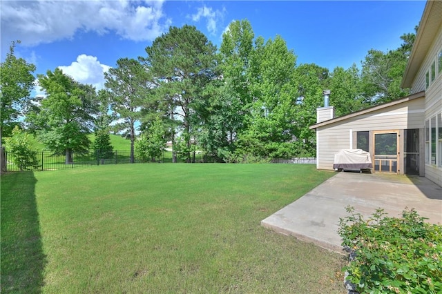 227 Westover St, Auburn, AL 36832 - fenced backyard with a patio area