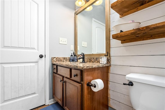 172 Solamere Ln, Auburn, AL 36832 - half bathroom featuring vanity and toilet