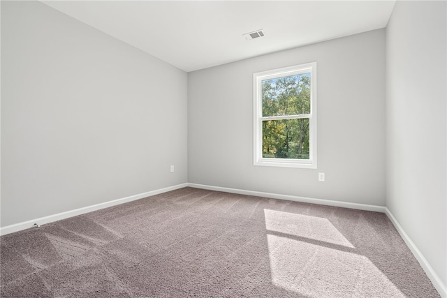 unfurnished room with carpet flooring