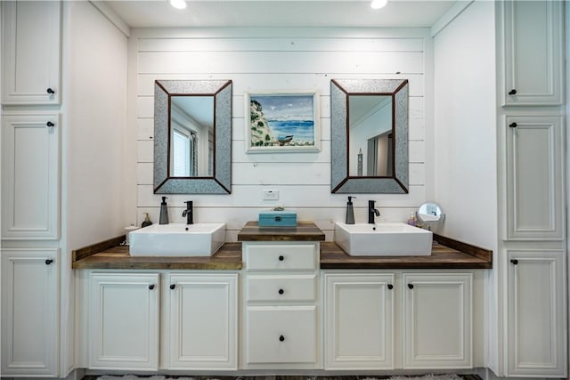 1249 County Road 446, Five Points, AL 36855 - bathroom featuring double vanity and recessed lighting