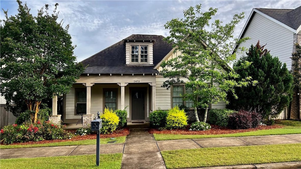 2473 Mimms Ln, Auburn, AL 36832 - view of front facade with a porch and a shingled roof