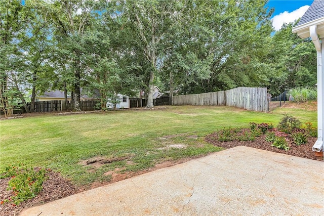 1661 S Camden Ct, Auburn, AL 36830 - fenced backyard featuring a storage unit and a patio area