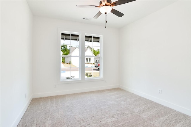 112 Hunters Way, Opelika, AL 36801 - carpeted spare room with baseboards and a ceiling fan
