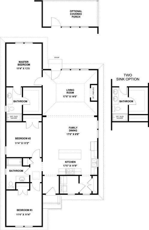 112 Hunters Way, Opelika, AL 36801 - property floor plan