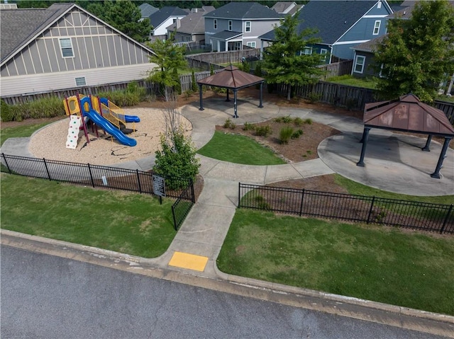 8 Ivy Loop, Phenix City, AL 36867 - view of jungle gym with a gazebo and a residential view