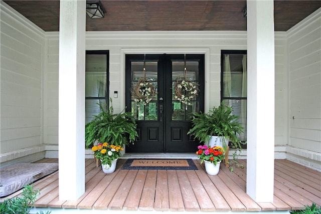 3897 Moores Mill Rd, Auburn, AL 36830 - property entrance featuring french doors and covered porch